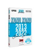 Yargı Yayınları 2023 KPSS Genel Yetenek Genel Kültür 2013-2022 Konu Konu Çıkmış Sorular ve Çözümleri