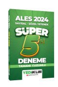 Yediiklim Yayınları 2024 ALES Sayısal-Sözel Tamamı Çözümlü Süper 5 li Deneme
