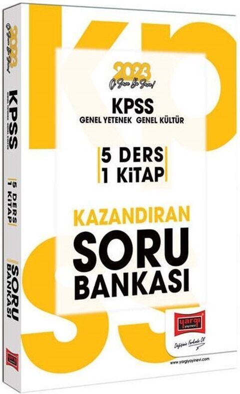 Yargı Yayınları 2023 KPSS Genel Yetenek Genel Kültür Kazandıran Soru Bankası