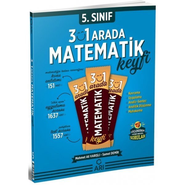 Arı Yayıncılık 5. Sınıf Matemito 3 ü 1 Arada Matematik Keyfi