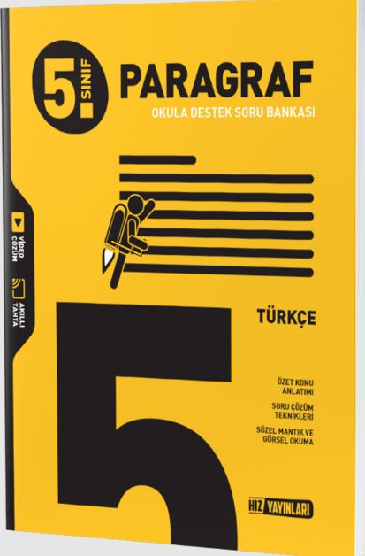 Hız Yayınları 5. Sınıf Türkçe Paragraf Soru Bankası