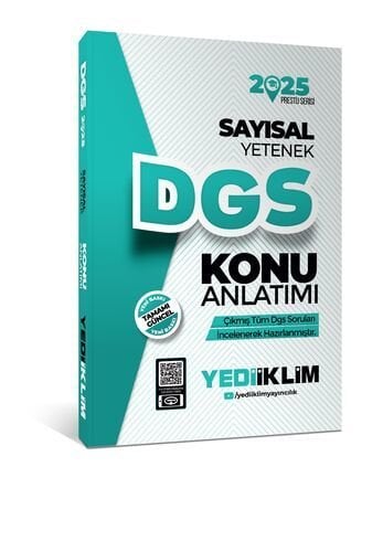 Yediiklim Yayınları 2025 DGS Sayısal Yetenek Konu Anlatımı