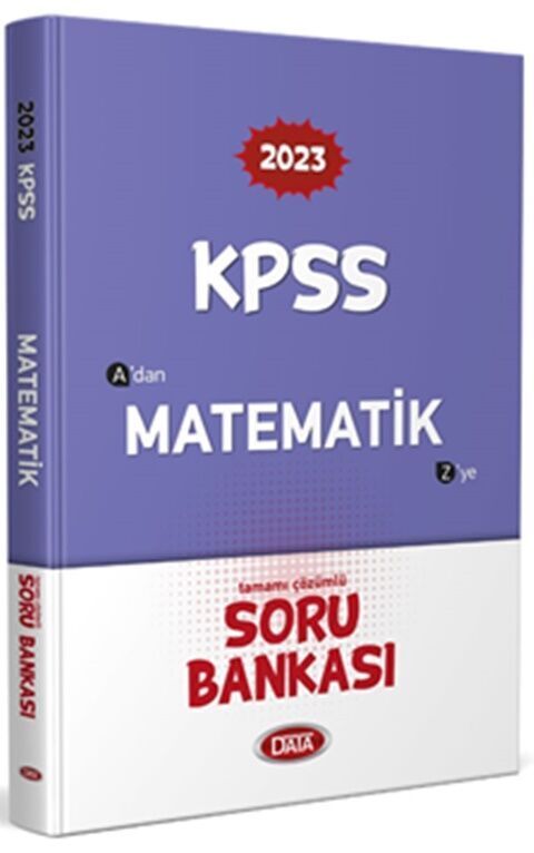Data Yayınları 2023 KPSS Matematik Soru Bankası