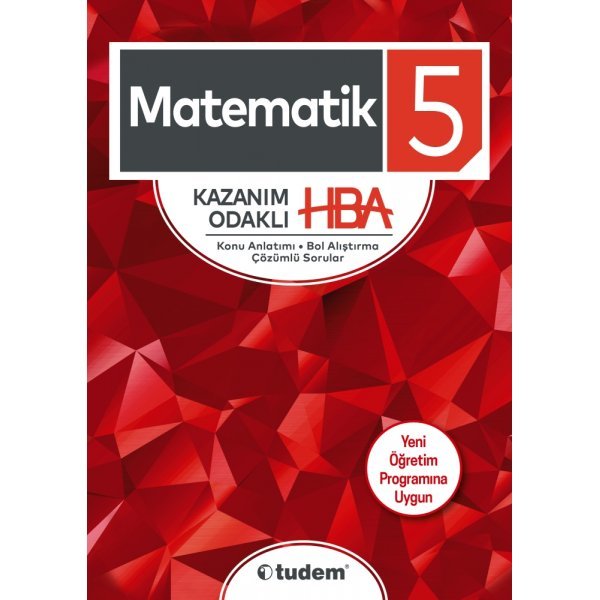 Tudem Yayınları 5.Sınıf Matematik Kazanım Odaklı HBA