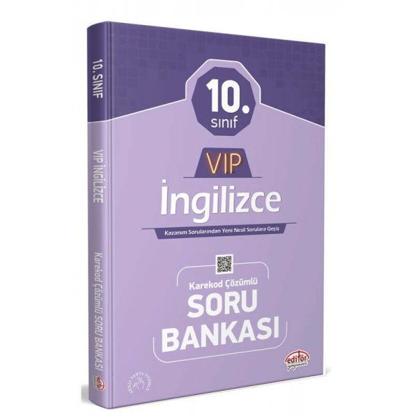 Editör Yayınları 10.Sınıf İngilizce Soru Bankası