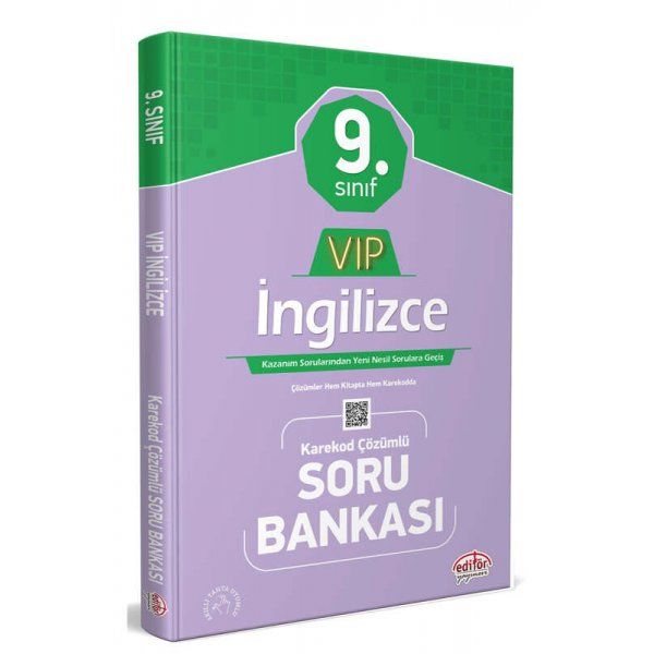 Editör Yayınları 9.Sınıf İngilizce Soru Bankası