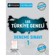 Pegem Yayınları LGS Türkiye Geneli Deneme Sınavı 1