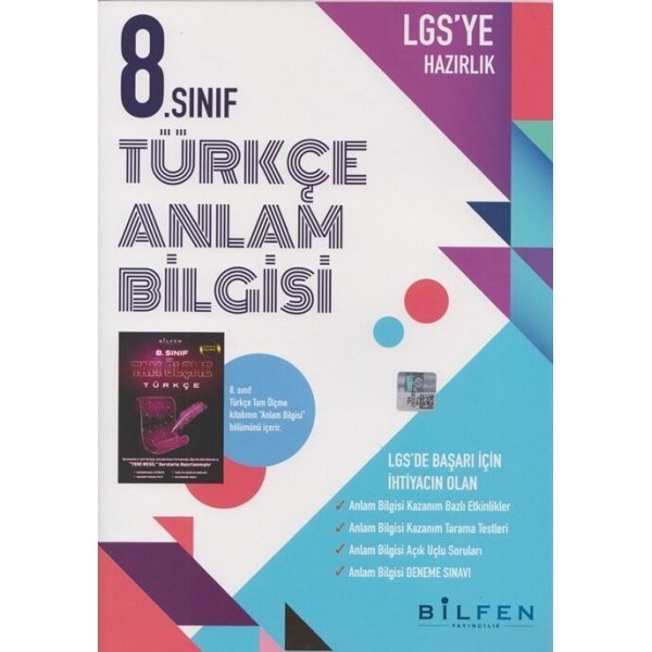 Bilfen Yayınları 8. Sınıf LGS Türkçe Anlam Bilgisi Soru Bankası