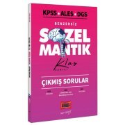 ​​Yargı Yayınları KPSS ALES DGS Benzersiz Sözel Mantık Çıkmış Sorular Klas Serisi