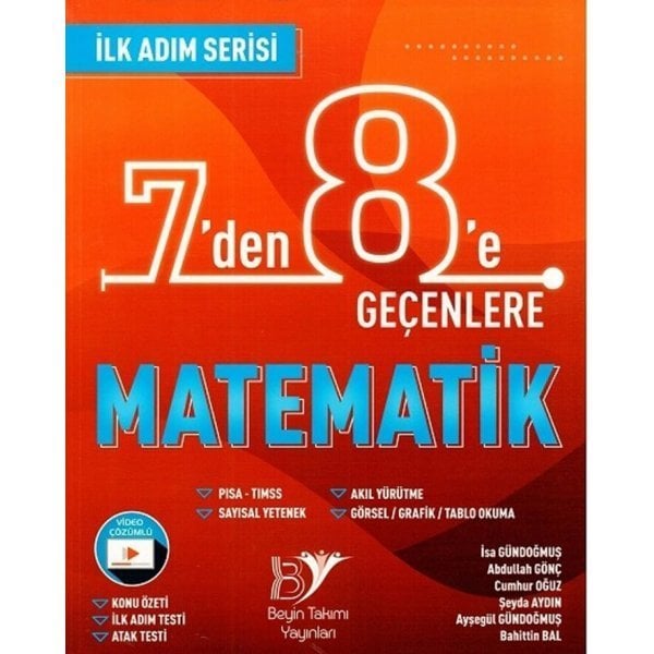 Beyin Takımı 7 den 8 e Geçenlere Matematik İlk Adım Serisi