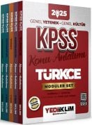 Yediiklim Yayınları 2025 KPSS Genel Yetenek Genel Kültür Konu Anlatımlı Modüler Set