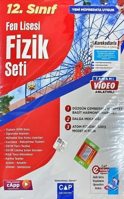 Çap Yayınları 12. Sınıf Fen Lisesi Fizik Seti