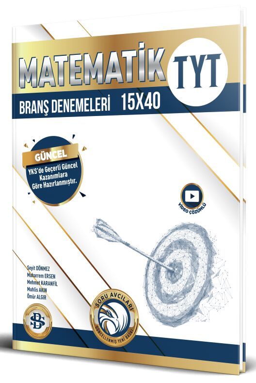 Bilgi Sarmal Yayınları TYT Matematik 15 x 40 Branş Denemeleri