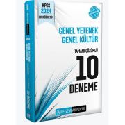 Pegem Yayınları 2024 KPSS Genel Yetenek Genel Kültür Ortaöğretim Tamamı Çözümlü 10 Deneme