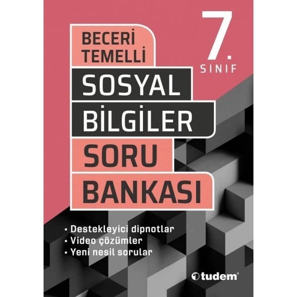 Tudem Yayınları 7. Sınıf Sosyal Bilgiler Beceri Temelli Soru Bankası