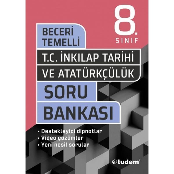 Tudem Yayınları 8. Sınıf T.C. İnkılap Tarihi ve Atatürkçülük Beceri Temelli Soru Bankası