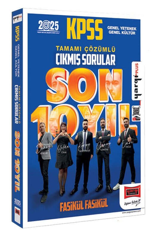Yargı Yayınları 2025 KPSS GK-GY Tamamı Çözümlü Fasikül Fasikül Son 10 Yıl Çıkmış Sorular