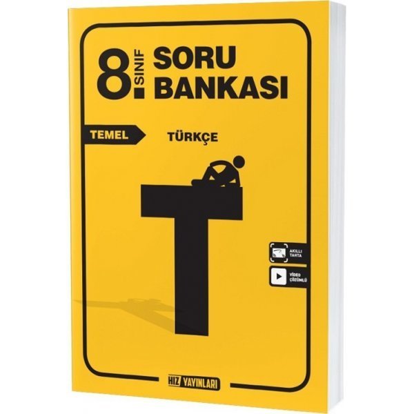 Hız Yayınları 8. Sınıf Temel Türkçe Soru Bankası