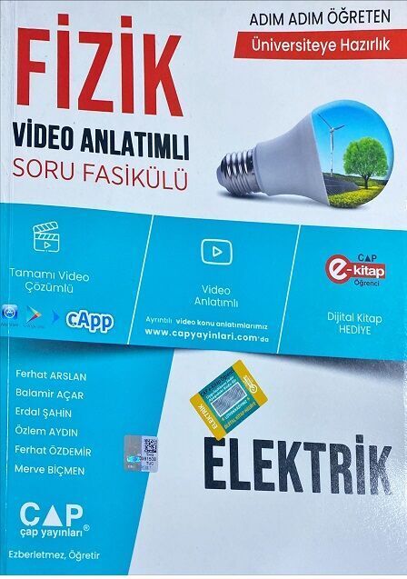Çap Yayınları Fizik Elektrik Konu Anlatımlı Soru Bankası