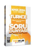 Yediiklim Yayınları KPSS 2024 Genel Yetenek Türkçe Soru Dünyası