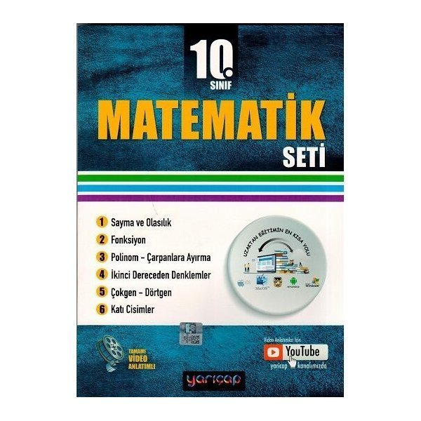 Yarı Çap Yayınları 10. Sınıf Matematik Seti