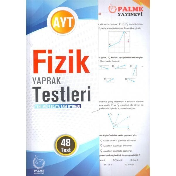 Palme Yayınları AYT Fizik Yaprak Testleri