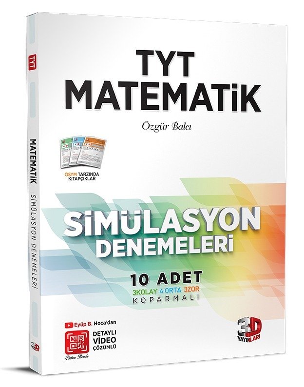 3D Yayınları TYT Matematik Simülasyon Denemeleri