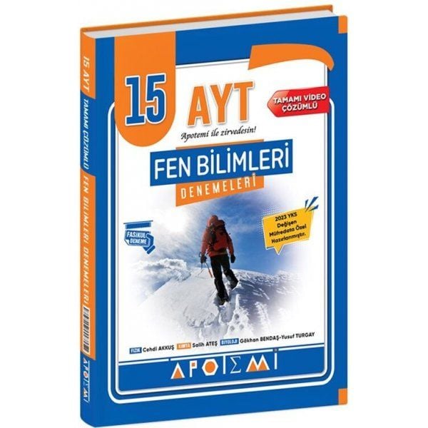 Apotemi Yayınları AYT Fen Bilimleri 15 li Deneme Özel Baskı