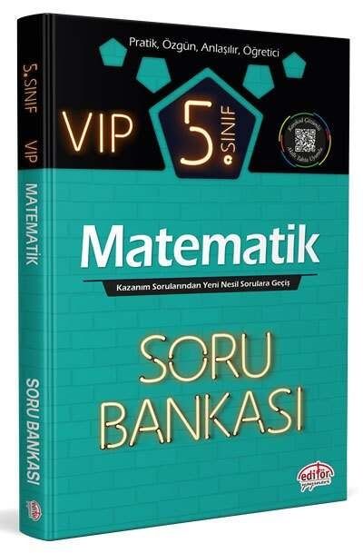Editör Yayınları 5. Sınıf VIP Matematik Soru Bankası