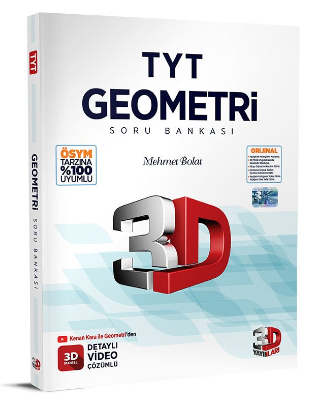 3D Yayınları TYT Geometri Soru Bankası