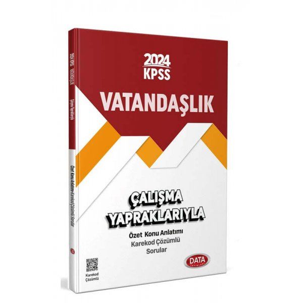 Data Yayınları 2024 KPSS Vatandaşlık Çalışma Yapraklarıyla Özet Konu Anlatımı