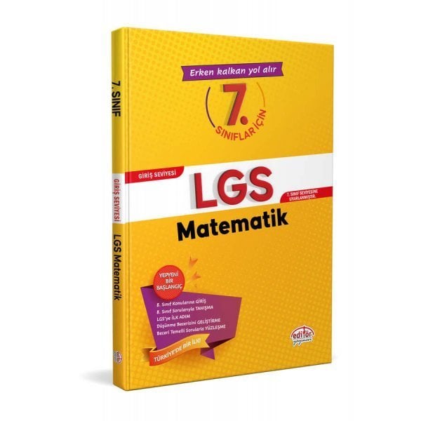 Editör Yayınları 7.Sınıflar İçin LGS Matematik