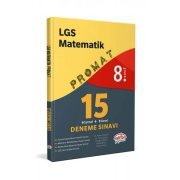 Editör Yayınları 8. Sınıf Promat LGS Matematik 15 Deneme Sınavı