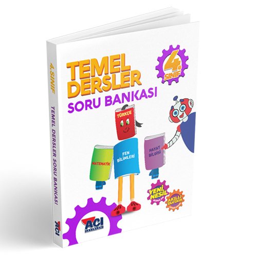 Açı Yayınları 4.Sınıf Temel Dersler Soru Bankası