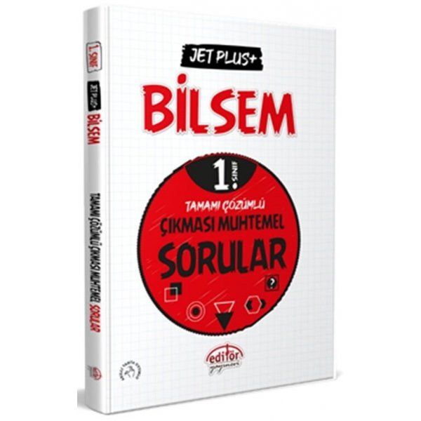 Editör Yayınları 1. Sınıf BİLSEM Hazırlık Jet Plus Çıkması Muhtemel Sorular