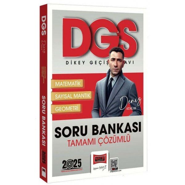 Yargı Yayınları 2025 DGS Tamamı Çözümlü Matematik-Geometri-Sayısal Mantık Soru Bankası (Deniz Atalay)