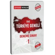 Pegem Yayınları TYT Türkiye Geneli Deneme Sınavı 1