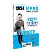 HocaWebde Yayınları 2024 KPSS GY Türkçe Yaprak Test