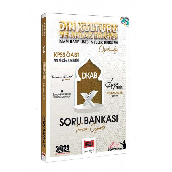 Yargı Yayınları 2024 KPSS ÖABT Mihmandar Serisi (Asya Tekin) DKAB-Din Kültürü ve Ahlak Bilgisi-İHL Öğretmenliği Tamamı Çözüml