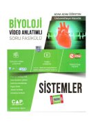 Çap Yayınları Üniversiteye Hazırlık Biyoloji Sistemler Video Anlatımlı Soru Fasikülü