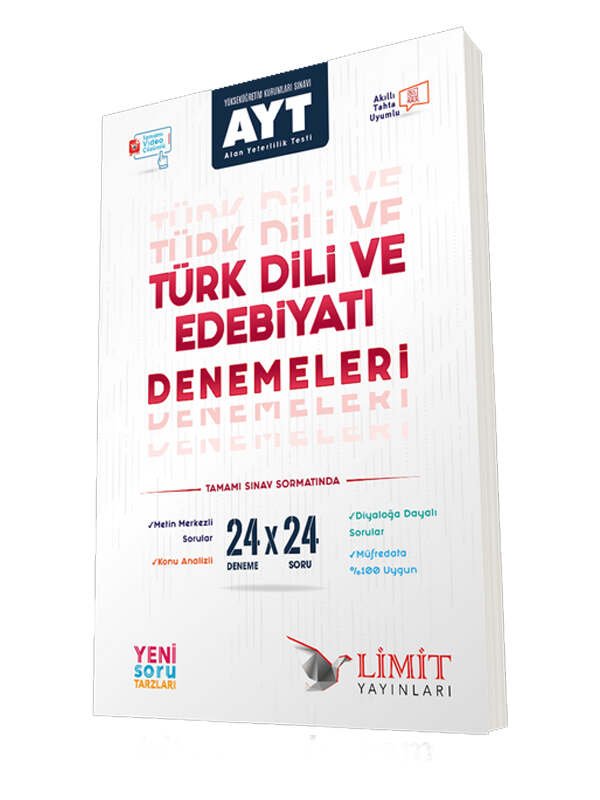 Limit Yayınları AYT Türk Dili ve Edebiyatı Denemeleri