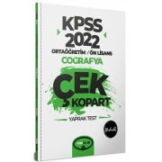 Yediiklim Yayınları 2022 KPSS Ortaöğretim Ön Lisans Genel Kültür Coğrafya Çek Kopart Yaprak Test