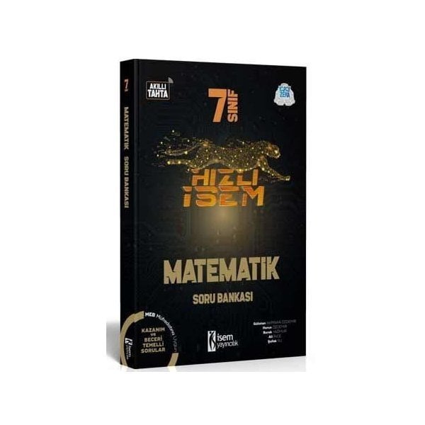 İsem Yayınları 7. Sınıf Matematik Hızlı İsem Soru Bankası