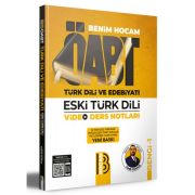Benim Hocam Yayınları 2023 ÖABT Türk Dili ve Edebiyatı Eski Türk Dili Video Ders Notları BENGİ 1