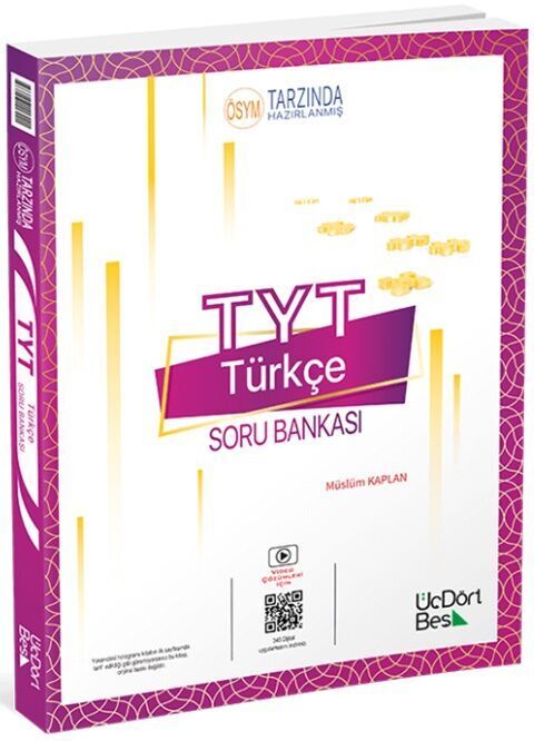 ÜçDörtBeş Yayınları TYT Türkçe Soru Bankası