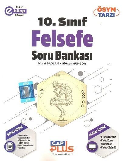 Çap Yayınları 10. Sınıf Anadolu Lisesi Felsefe Soru Bankası