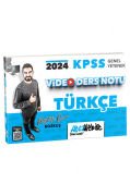 HocaWebde Yayınları 2024 KPSS Genel Yetenek  Türkçe Video Ders Notu