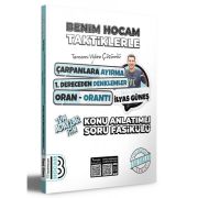 Benim Hocam Yayınları Tüm Adaylar İçin Taktiklerle Çarpanlara Ayırma 1. Dereceden Denklemler Oran Orantı Konu Anlatımlı Soru