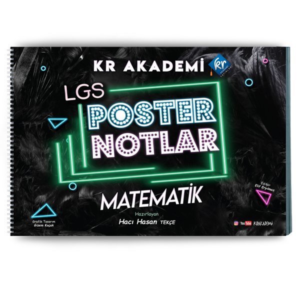 KR Akademi 8.Sınıf LGS Matematik Poster Notları