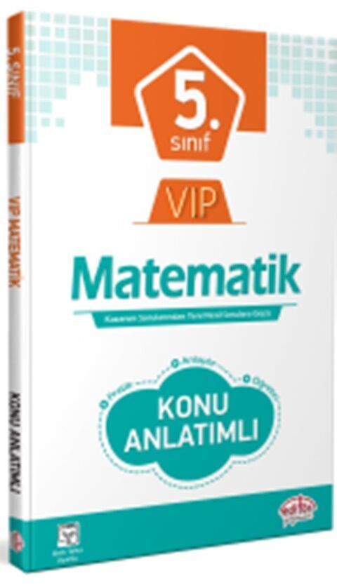 Editör Yayınları 5. Sınıf VIP Matematik Hızlı Konu Anlatımlı